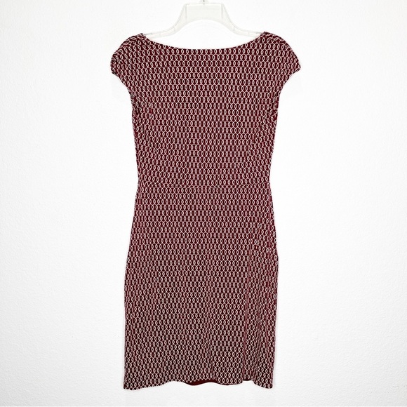 Boden Draped Neck Print Dress WW124 - Picture 5 of 9